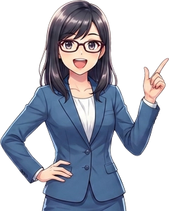 Illustration of Aoi, the site’s character